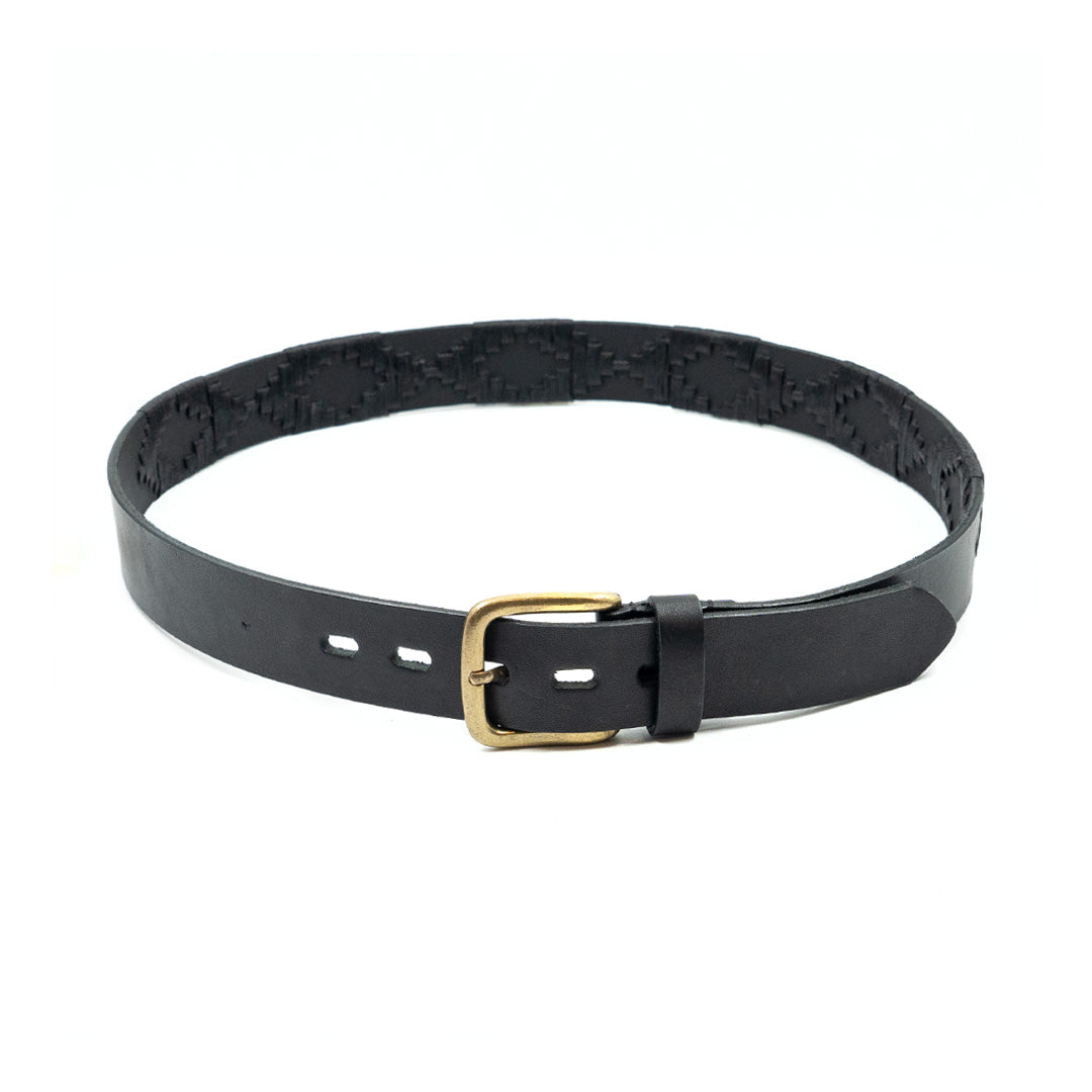 Gaucholife Belts Embroidered Belt (Black/Black)