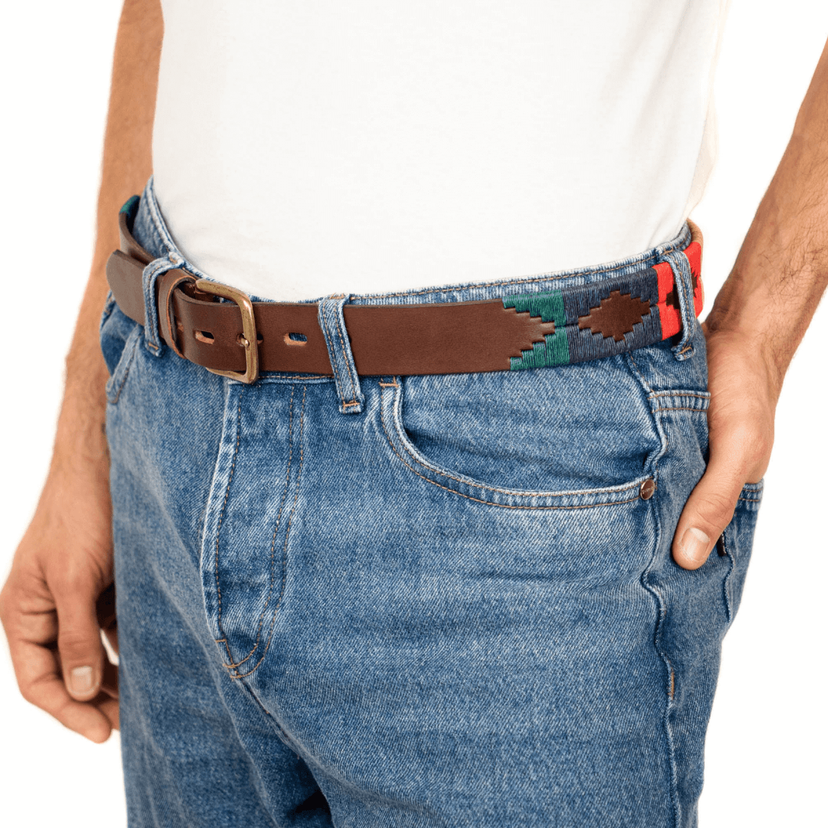 Embroidered Belt (Multicoloured)30 inchesGaucholife