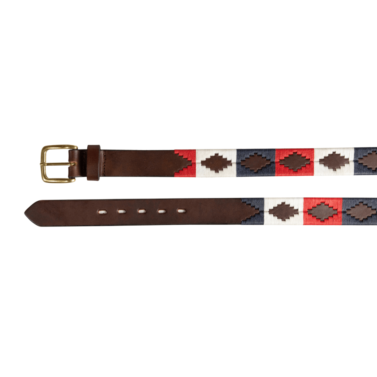 Embroidered Belt (Red/White/Blue)30 inchesGaucholife