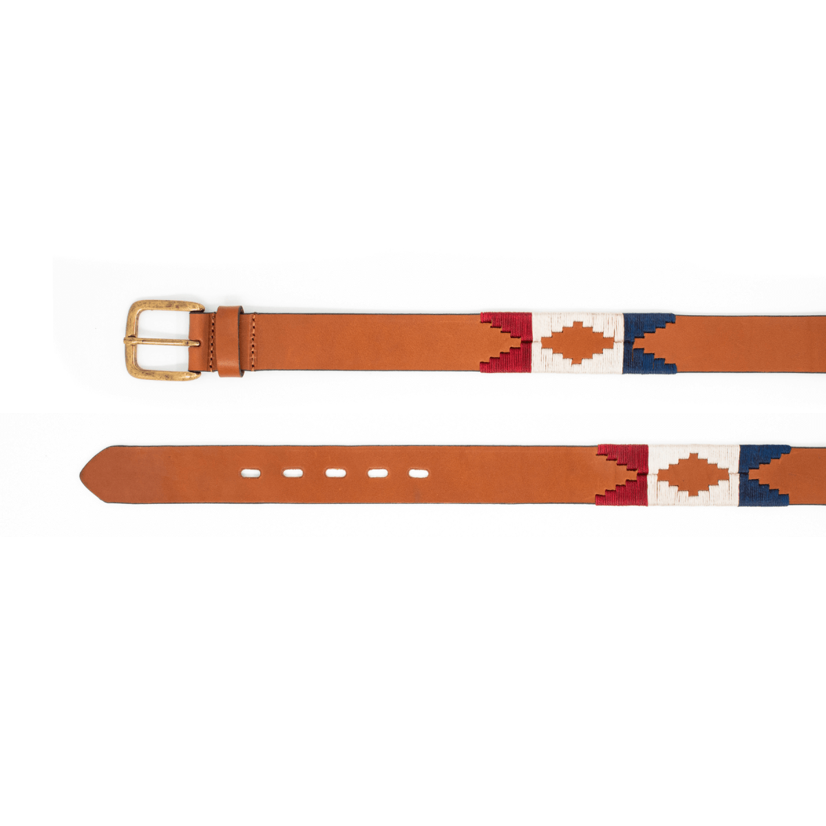 Embroidered Belt (Tan/Multicolor)30Gaucholife