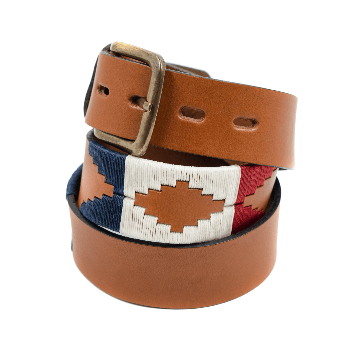 Embroidered Belt (Tan/Multicolor)30Gaucholife