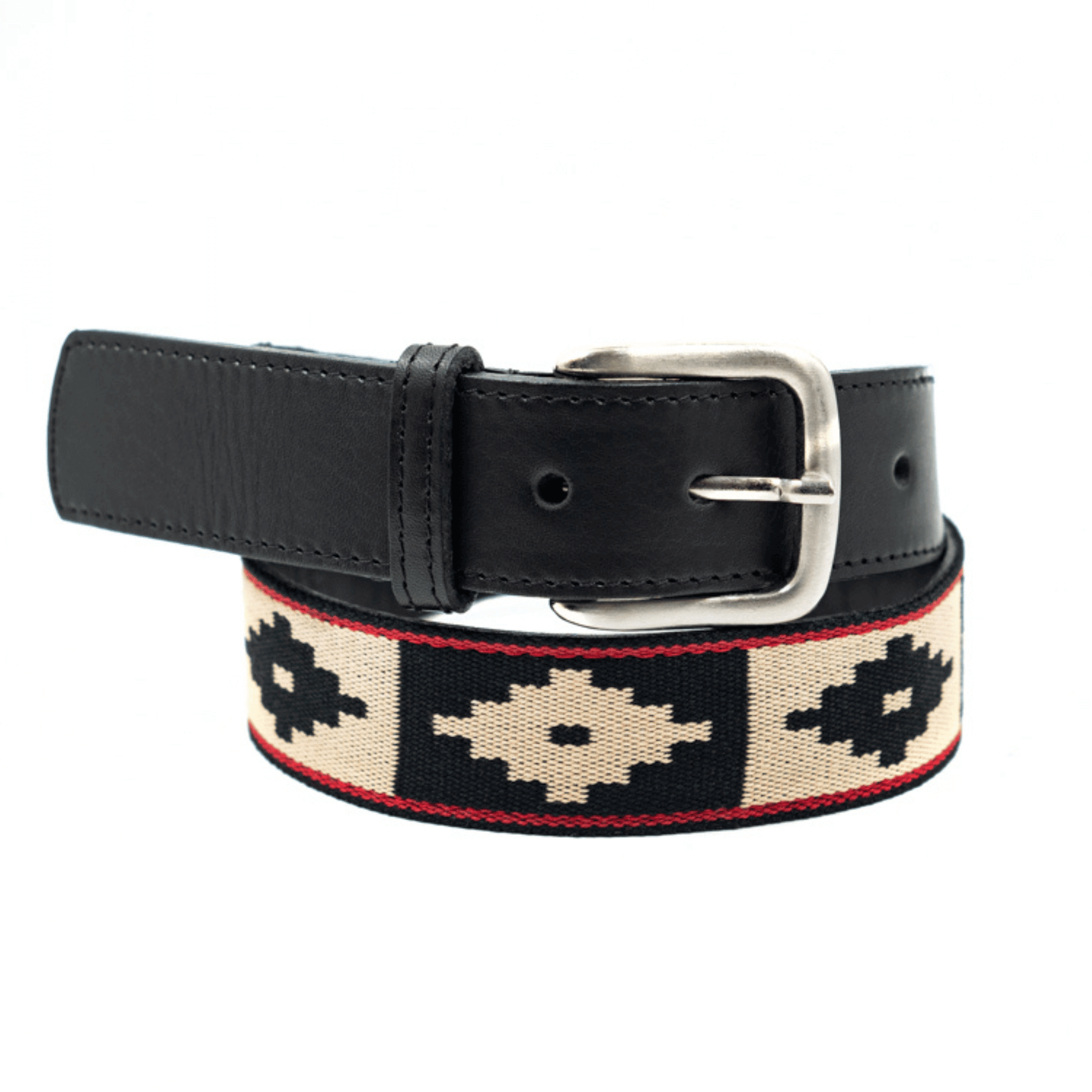 Gaucholife Belts Guarda Pampas Woven Belt (Black/Beige-Black)