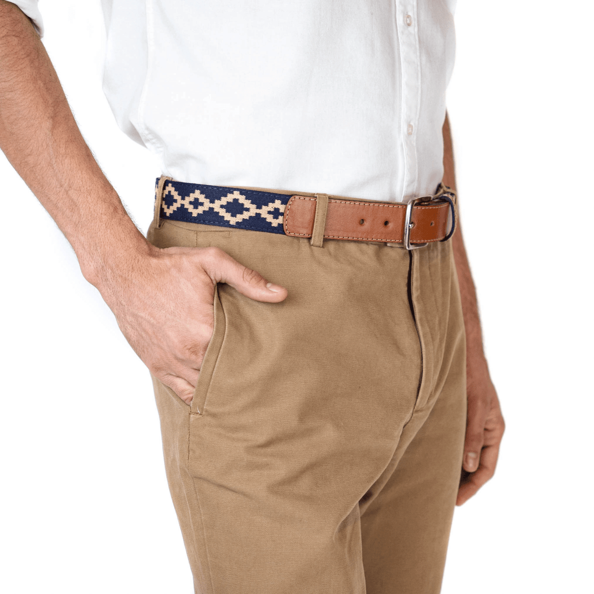 Guarda Pampas Woven Belt (Blue)30Gaucholife