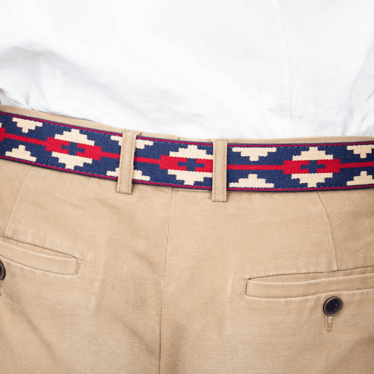 Gaucholife Belts Guarda Pampas Woven Belt (Blue/Red)