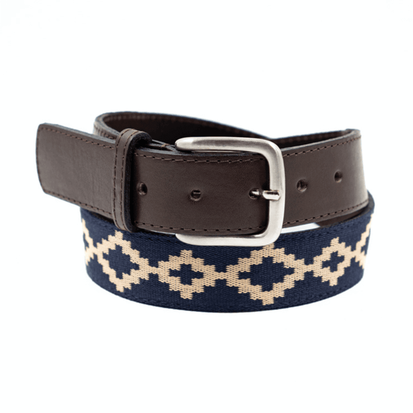 Guarda Pampas Woven Belt (Brown/Blue)
