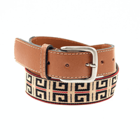 Guarda Pampas Woven Belt (Greek Black)