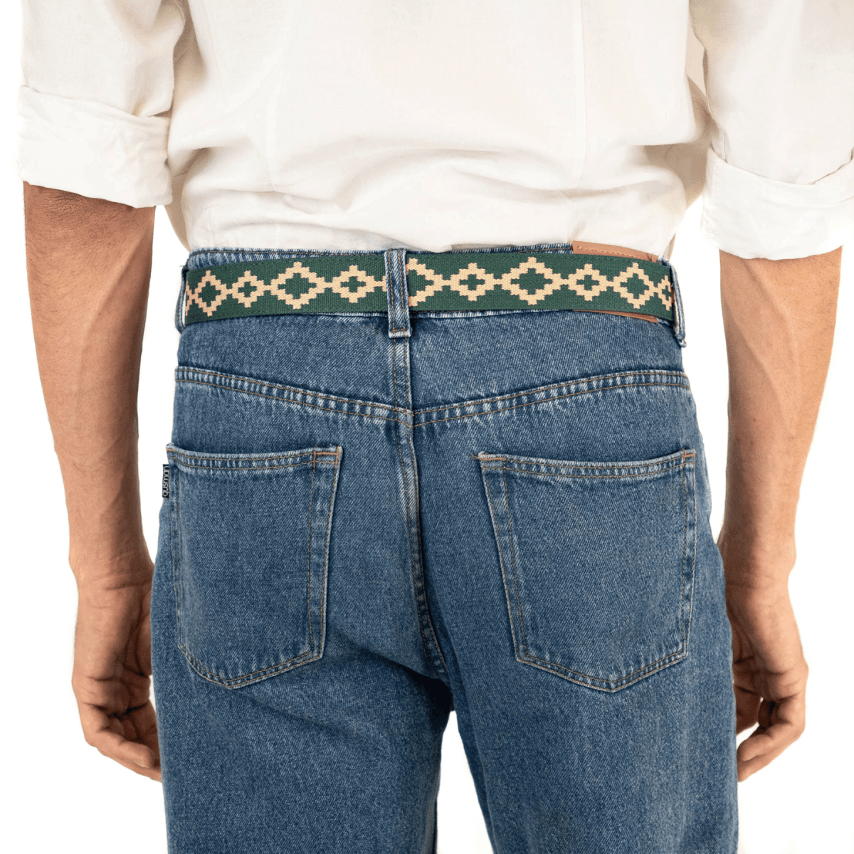 Guarda Pampas Woven Belt (Green)30Gaucholife