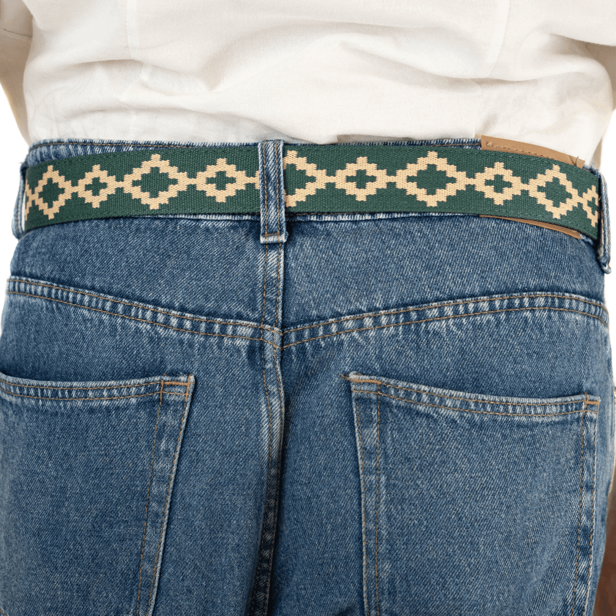 Guarda Pampas Woven Belt (Green)30Gaucholife