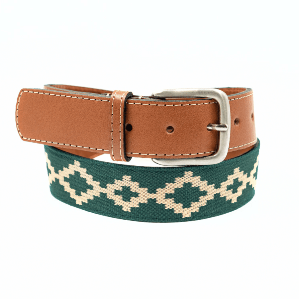 Guarda Pampas Woven Belt (Green)30Gaucholife