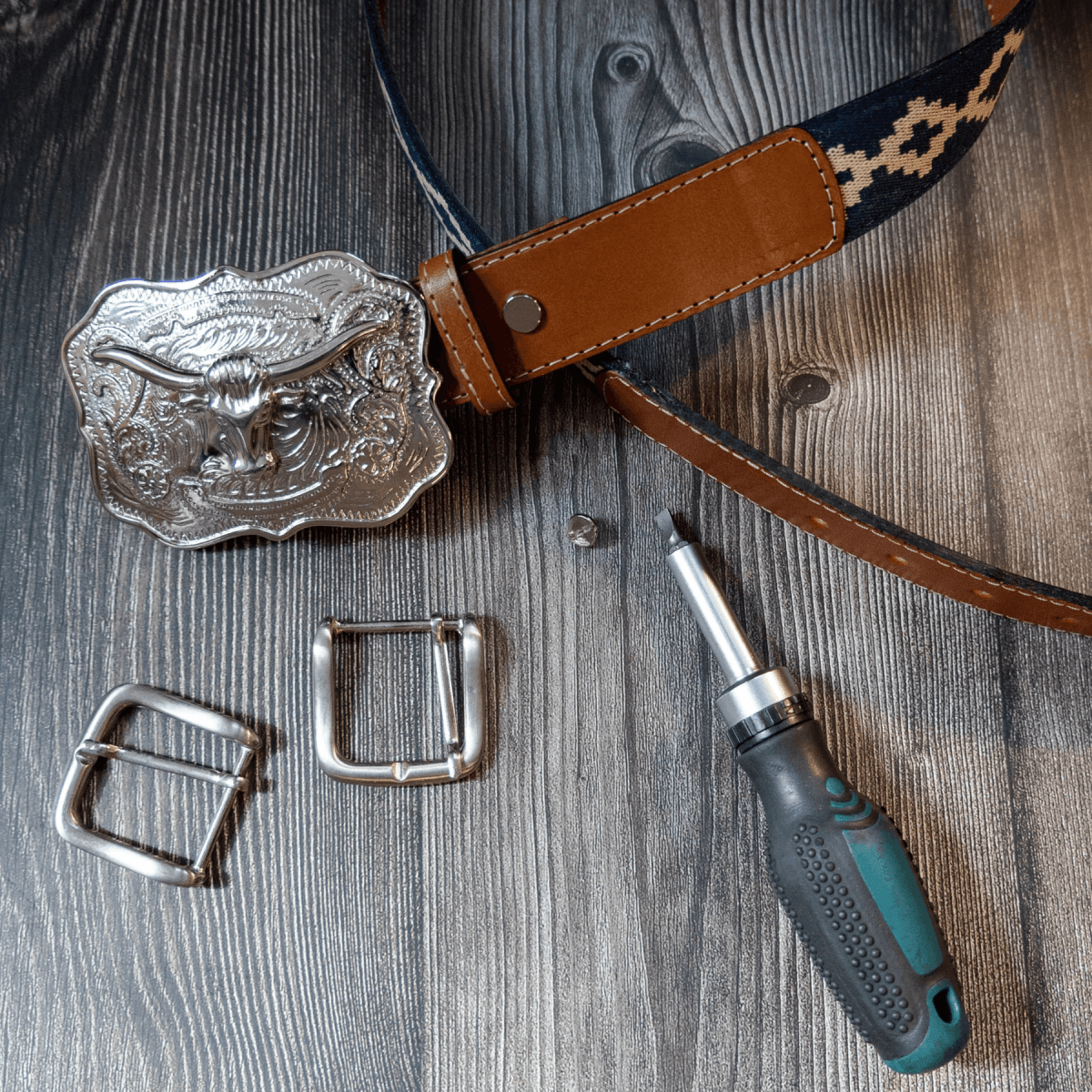 Interchangeable Buckle Leather and Guarda Pampa Belt32Gaucholife