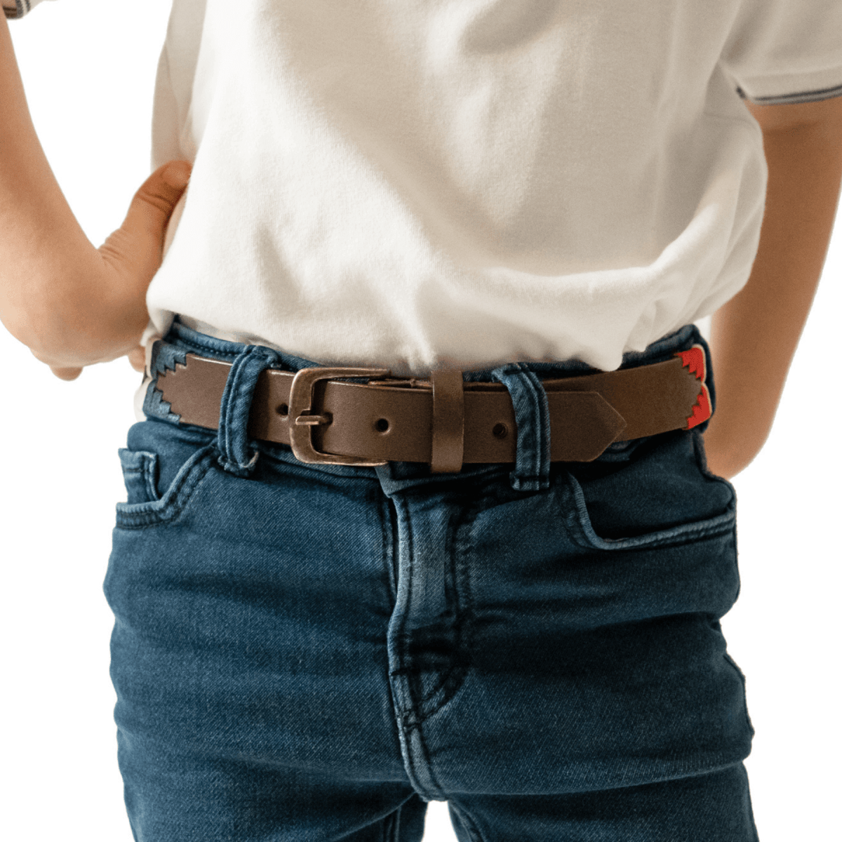 Kids Embroidered Belt (Red/White/Blue)XSGaucholife