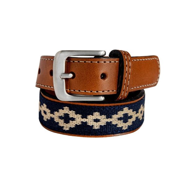 Kids Guarda Pampas Woven Polo Belt (Blue)