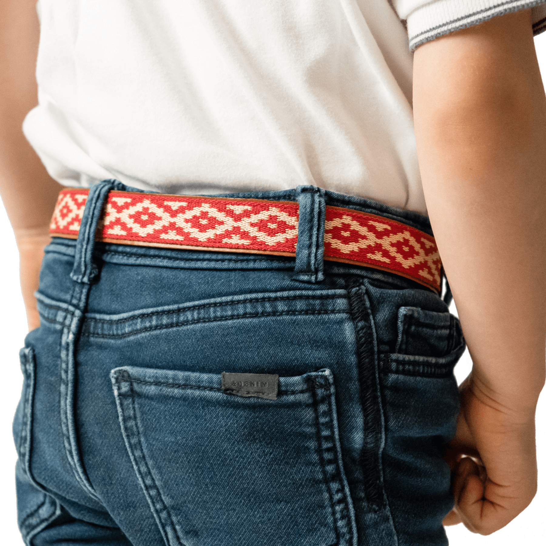 Gaucholife Belts Kids Guarda Pampas Woven Polo Belt (Red)