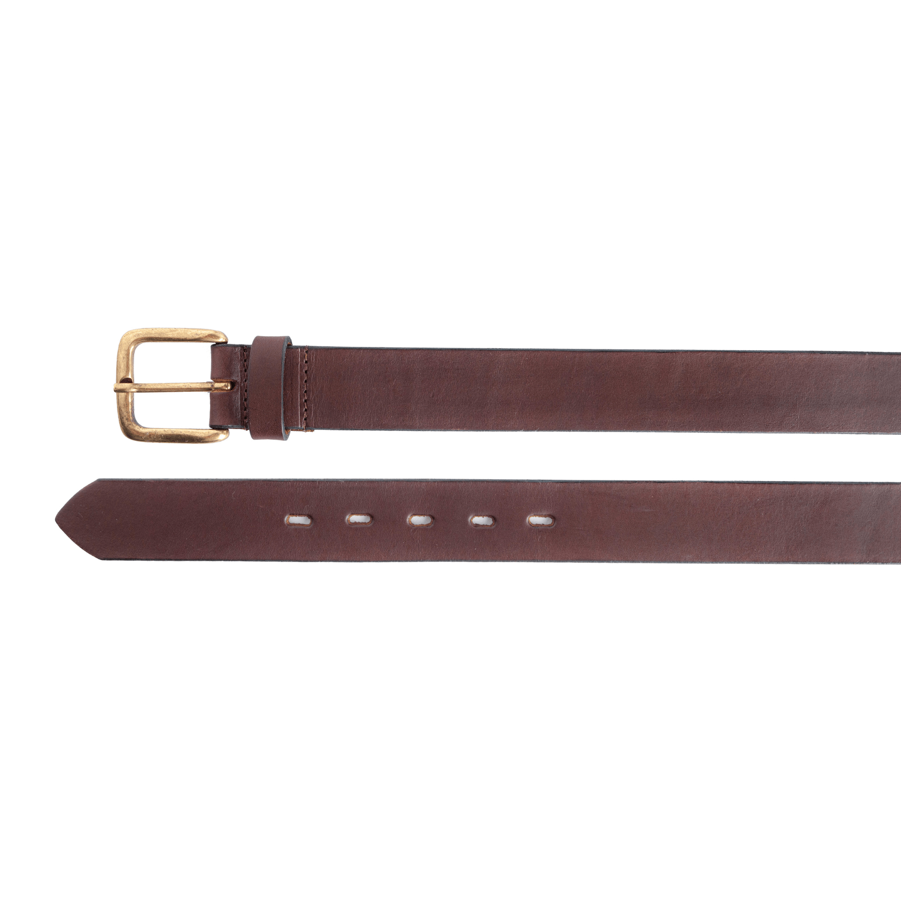 Gaucholife Belts Vegetable-Tanned Leather Polo Belt (Brown)