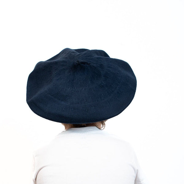 Blue Unisex Kids Beret