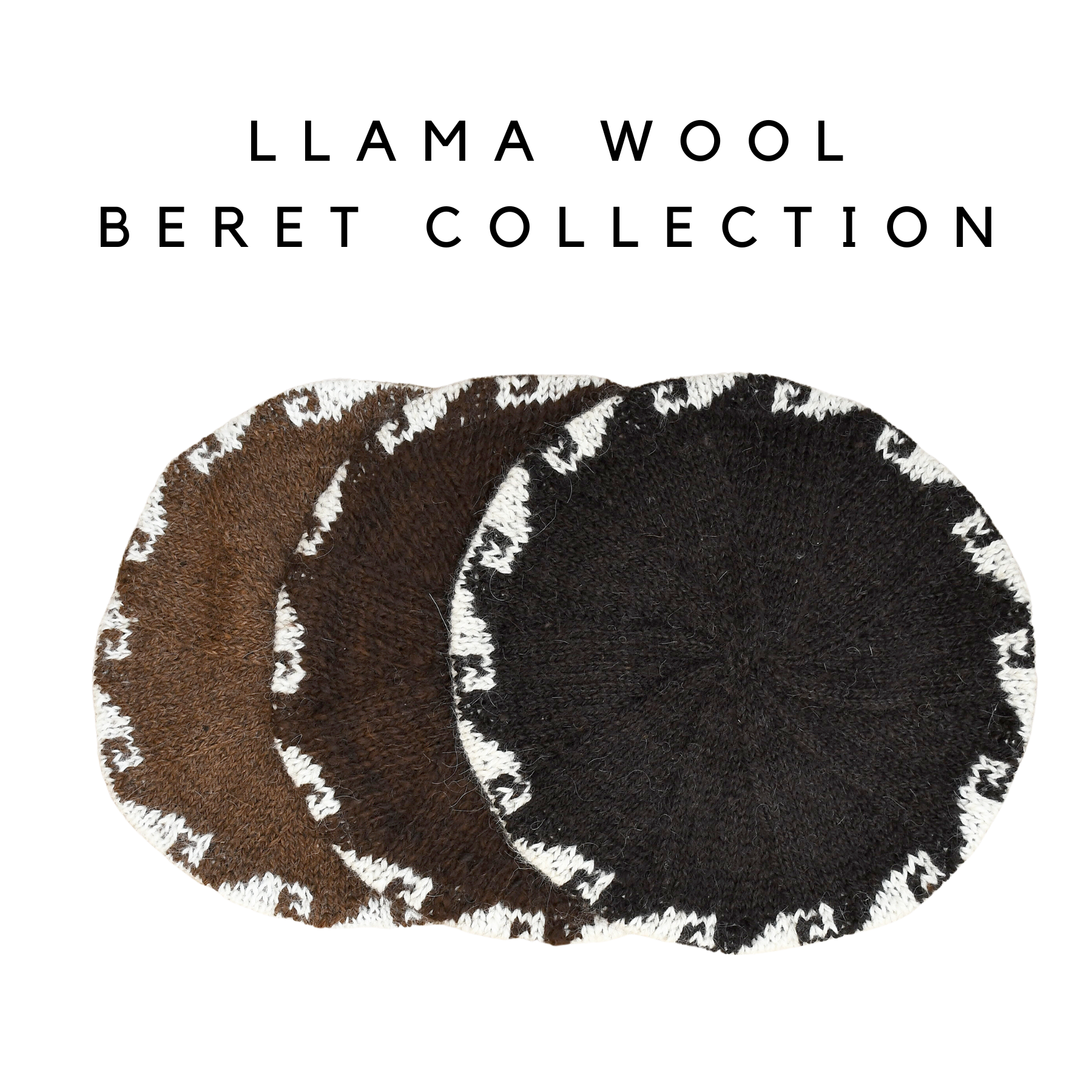 Gaucholife Beret Hand-Knitted Llama Wool Beret