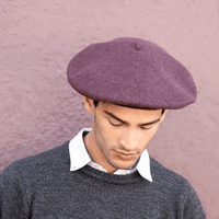 Wool Beret Bordeaux