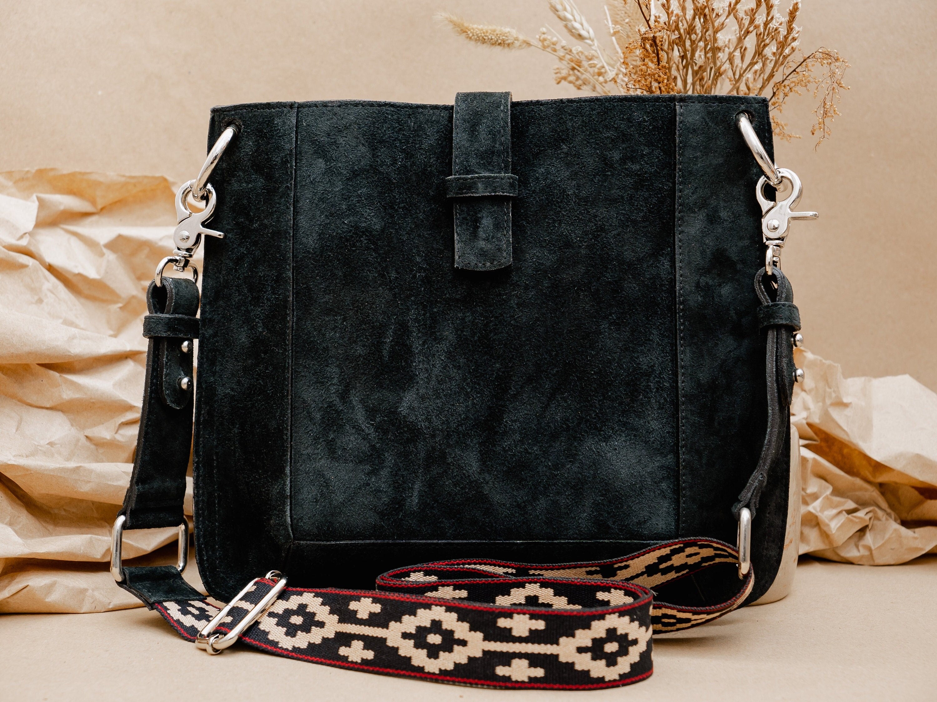 Gaucholife BLACK Guarda Pampa Leather Bag