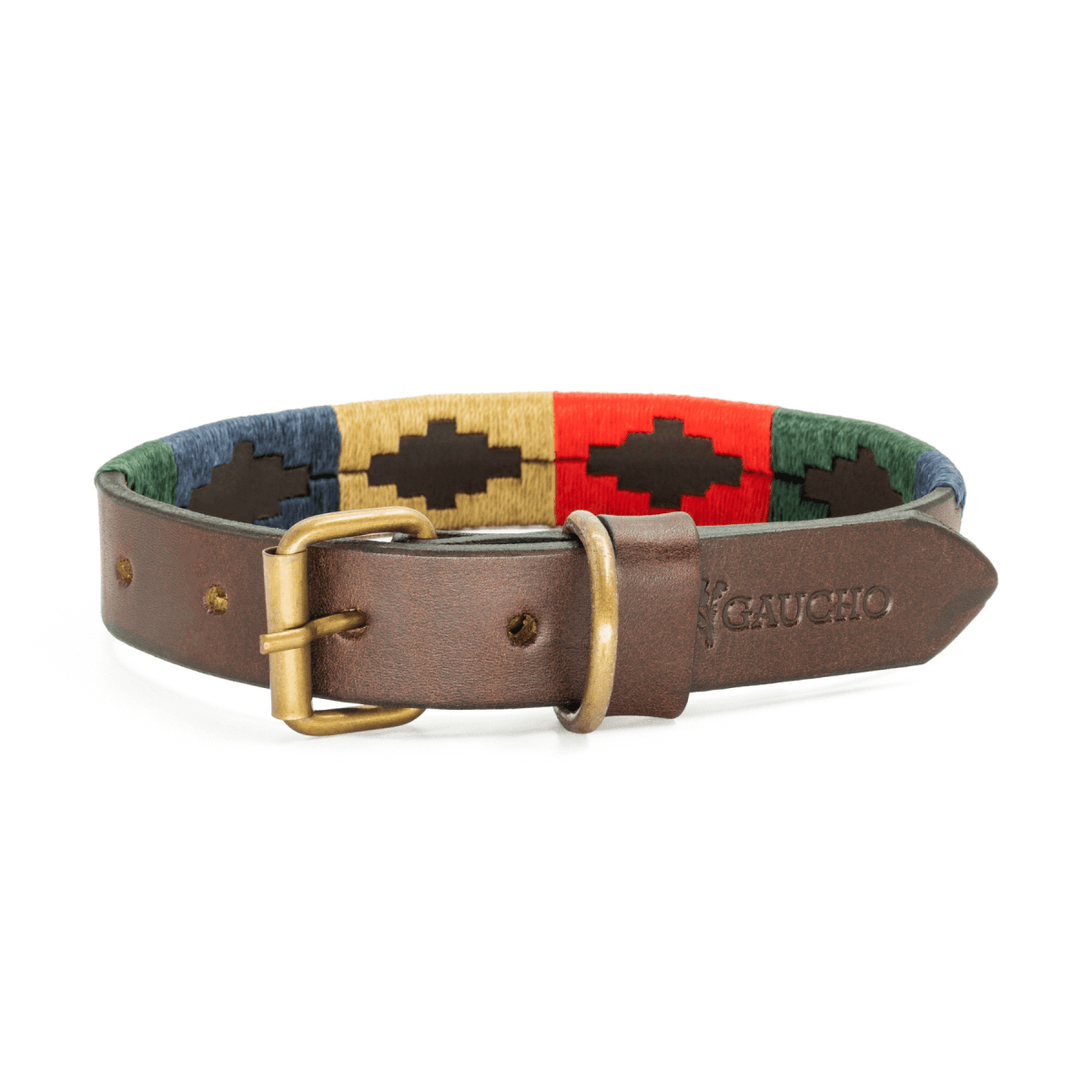 Embroidered Leather Dog Collar (Calandria)XSGaucholife