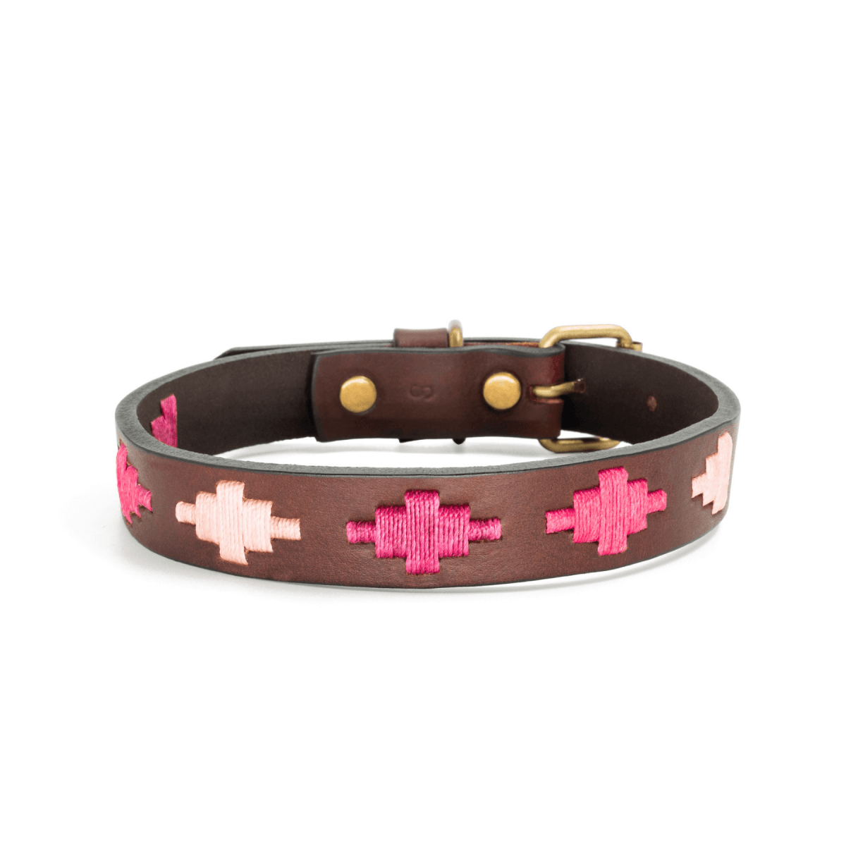 Embroidered Leather Dog Collar (Pinos)XSGaucholife