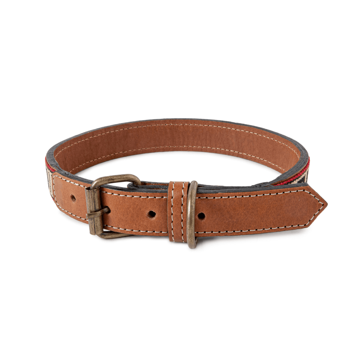 Guarda Pampas Leather Dog Collar (Greek)X SmallGaucholife