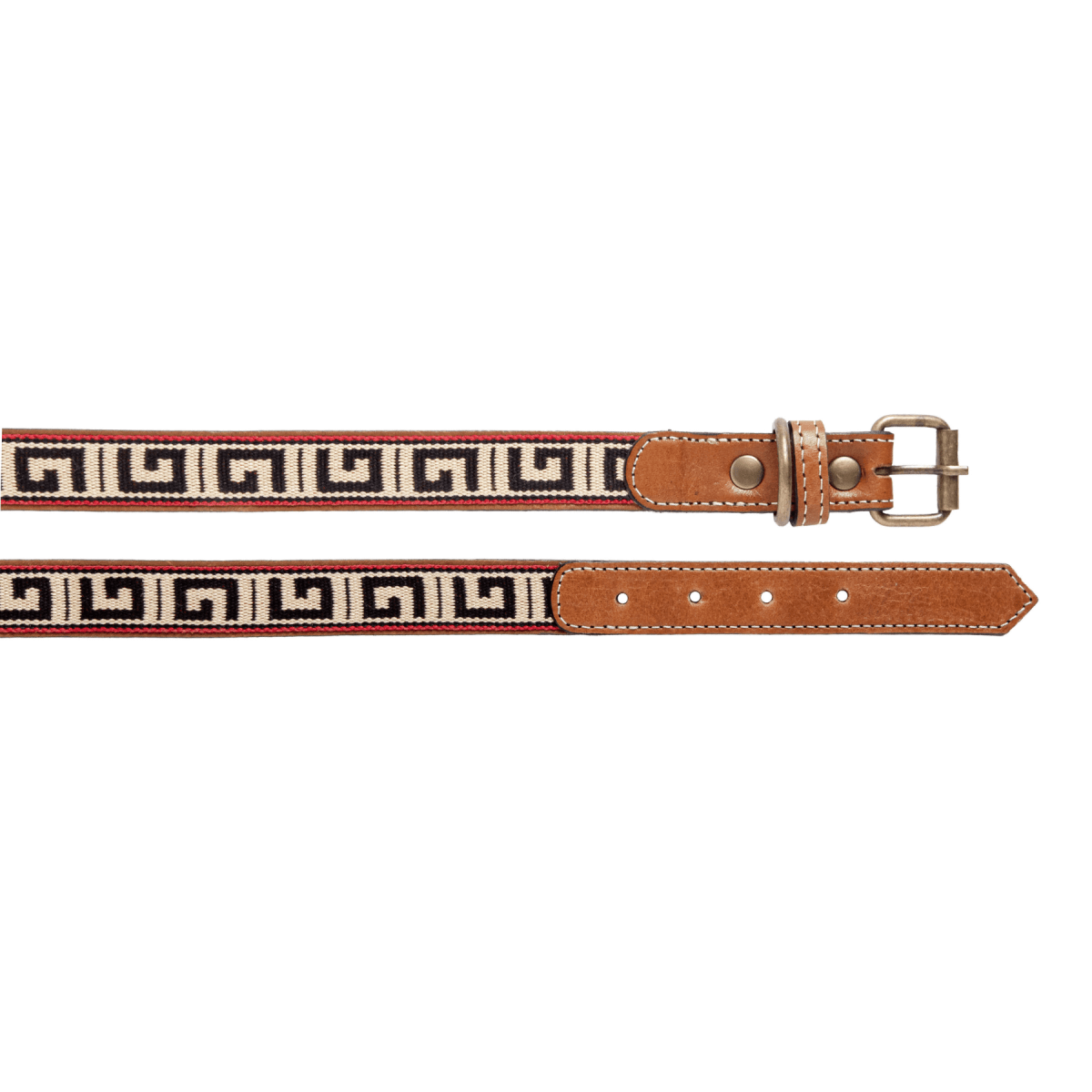 Guarda Pampas Leather Dog Collar (Greek)X SmallGaucholife