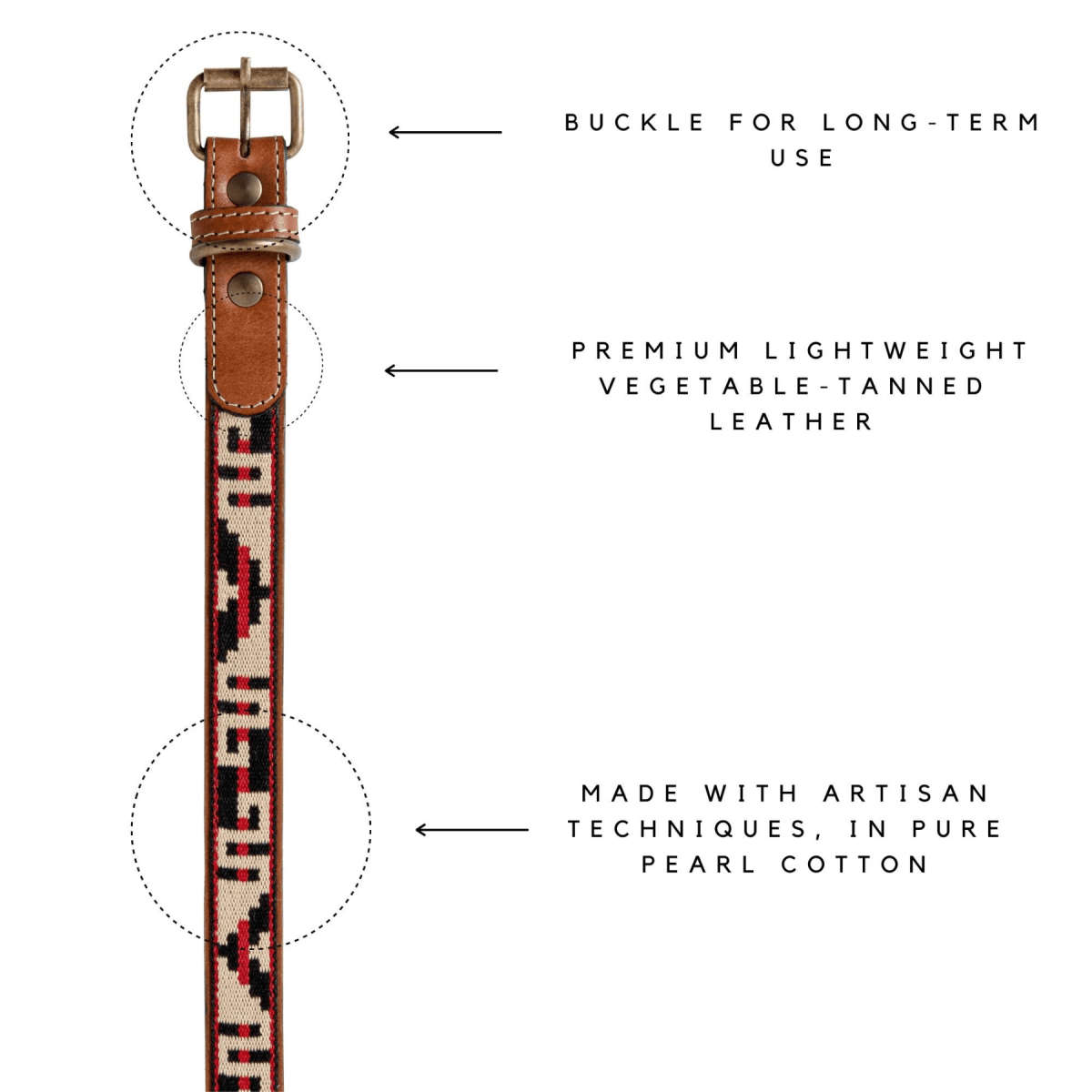 Guarda Pampas Leather Dog Collar (Tribal)X SmallGaucholife