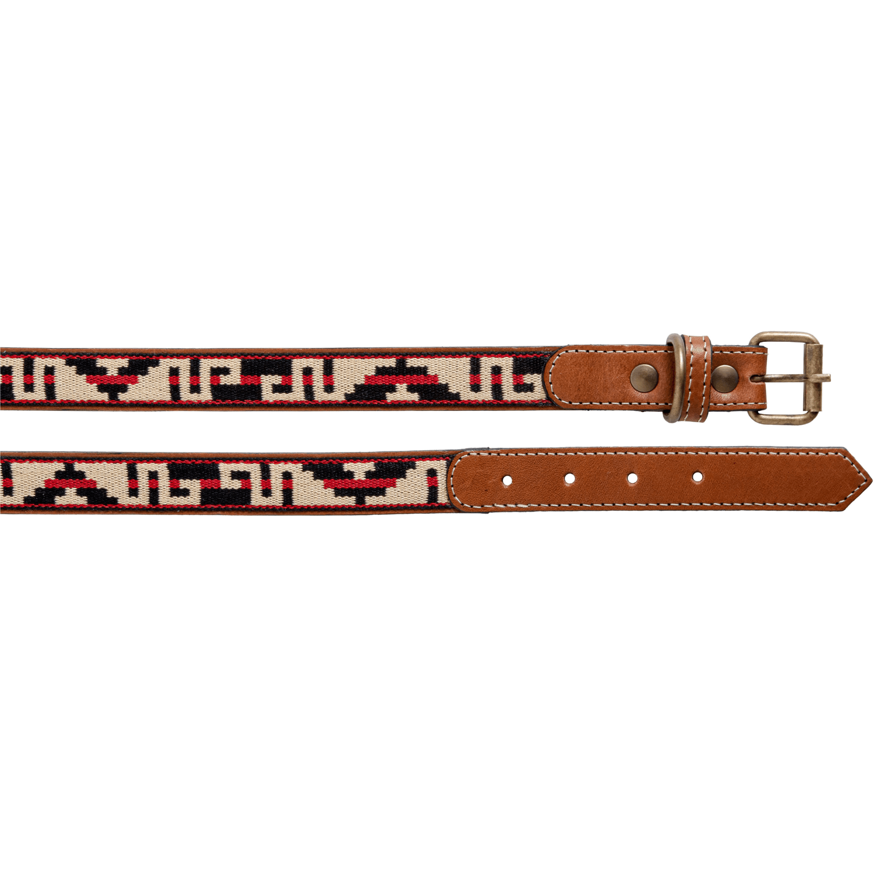 Gaucholife Dogs Guarda Pampas Leather Dog Collar (Tribal)