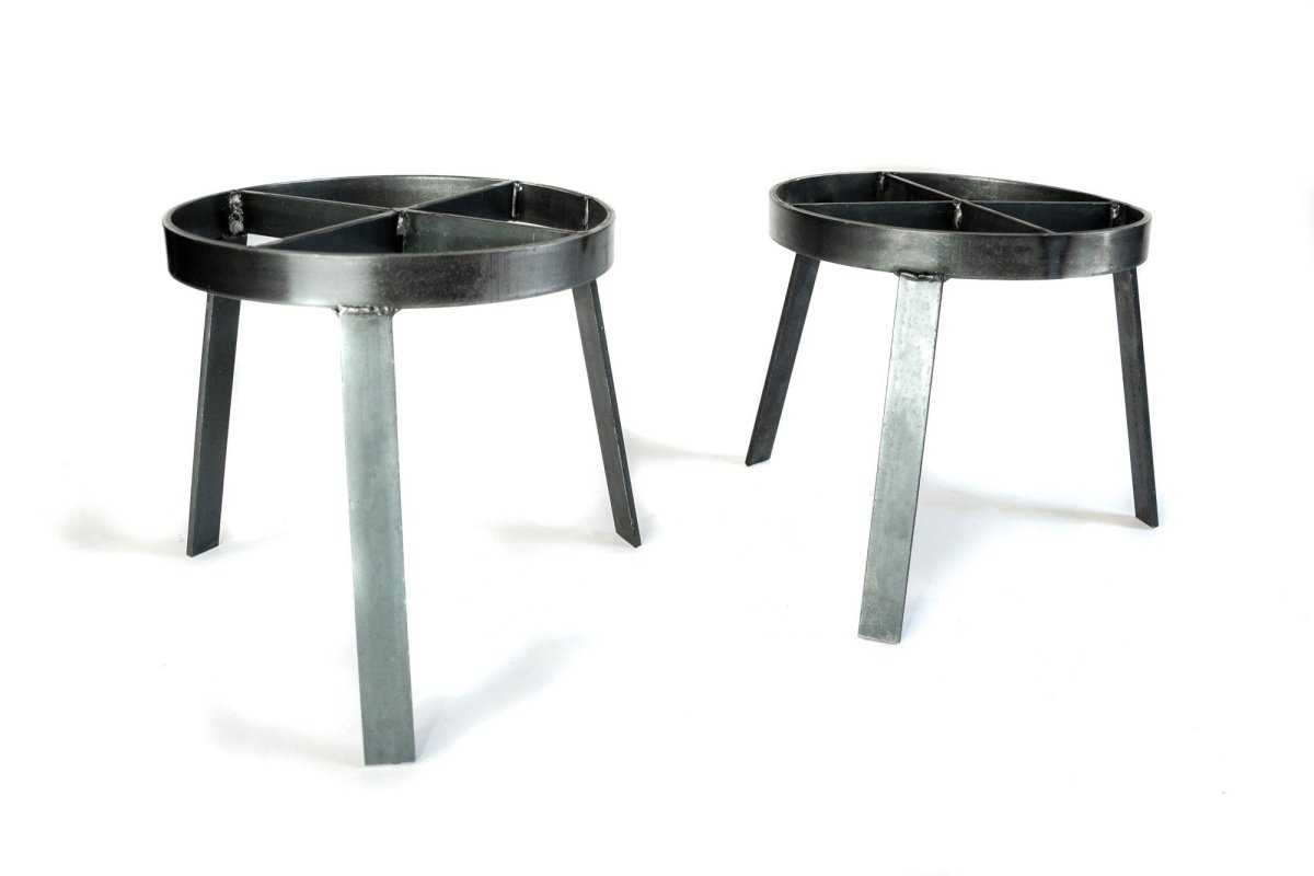 Cooking Stands for the open fire. Heavy Duty Iron Contruccion 11.8 diameter2 StandsGaucholife