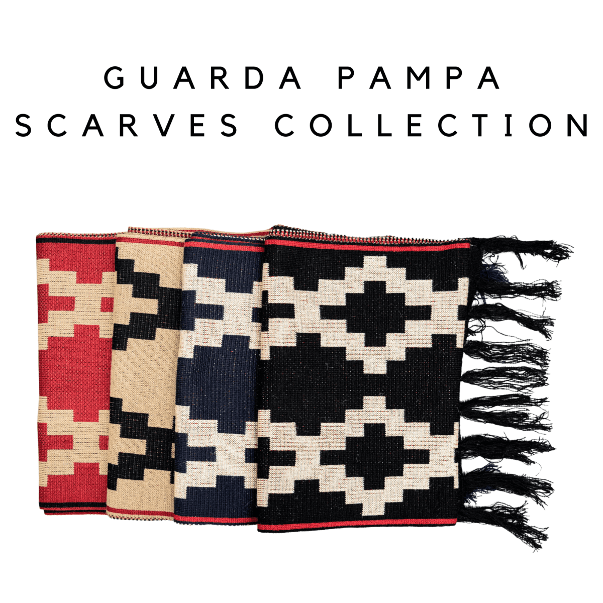 Guarda Pampa Knitted ScarfBLACKGaucholife