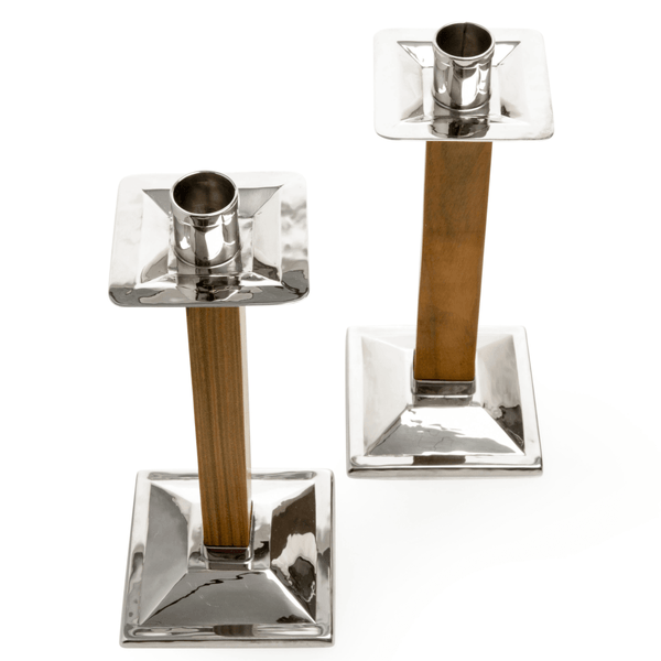 Chandeliers Candlesticks with Lignum Vitae