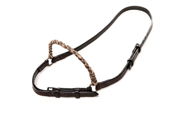 Polo Equipment Braided Rawhide / HB Leather Noseband