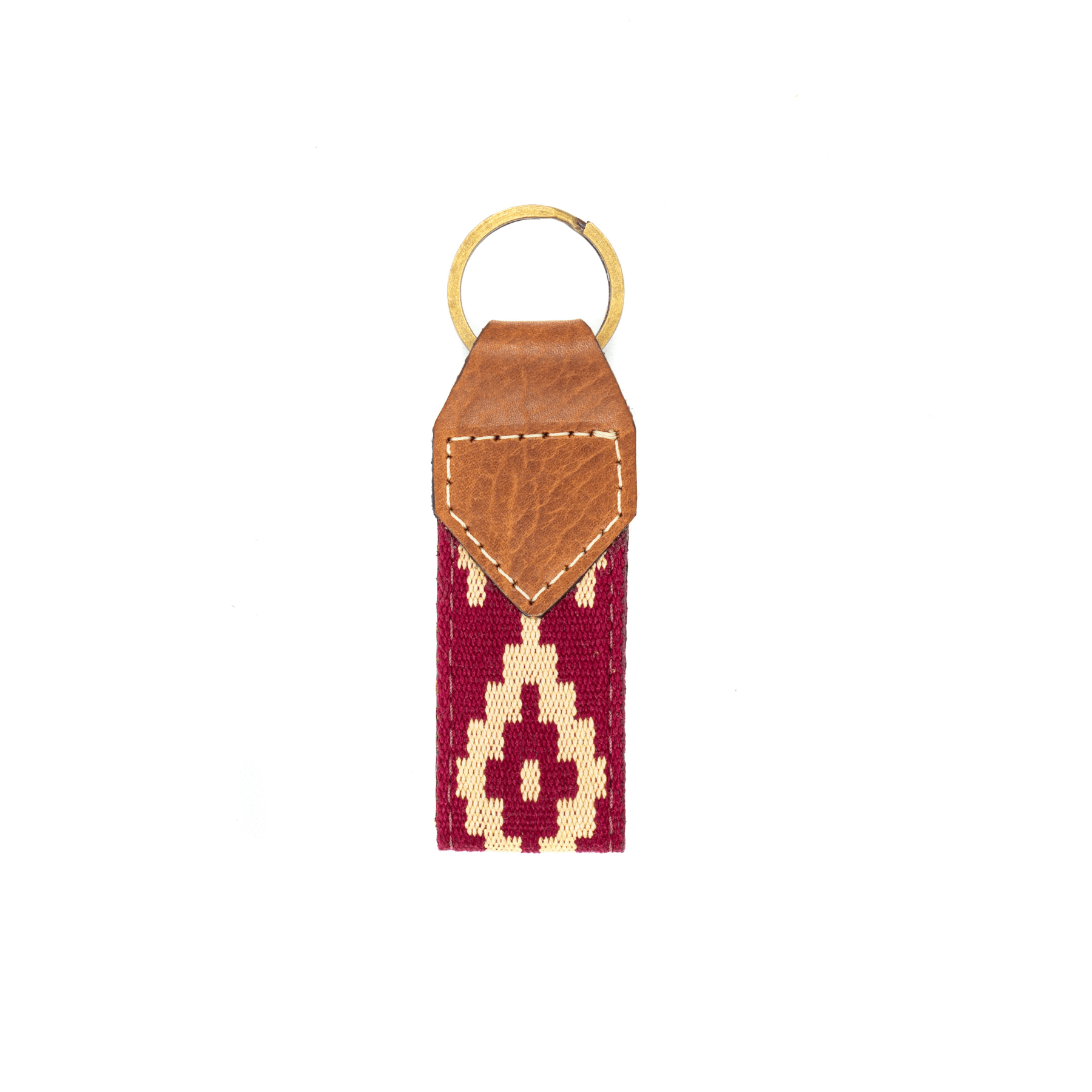 Gaucholife Keychain Guarda Pampas Leather Keychain (Bordeaux)