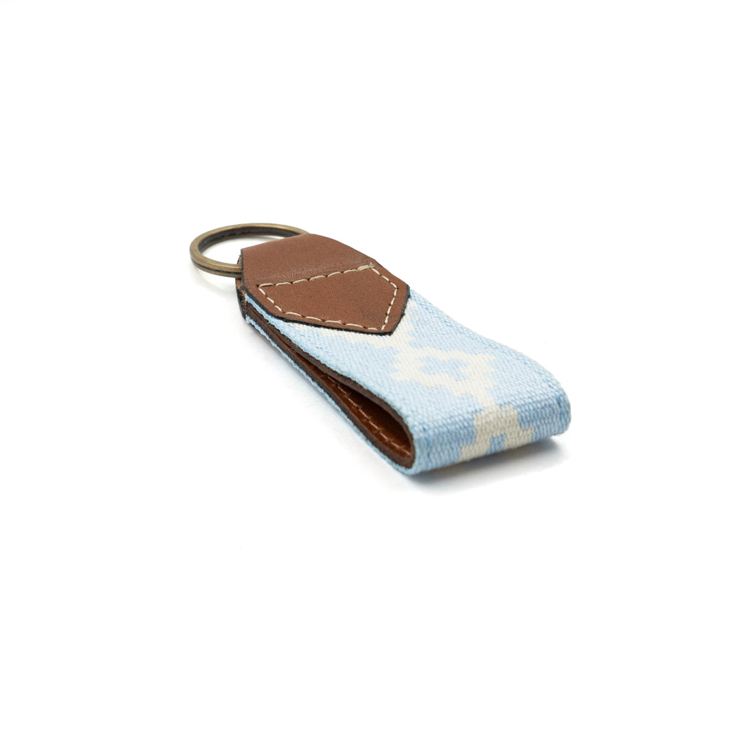 Gaucholife Keychain Guarda Pampas Leather Keychain (Light Blue)