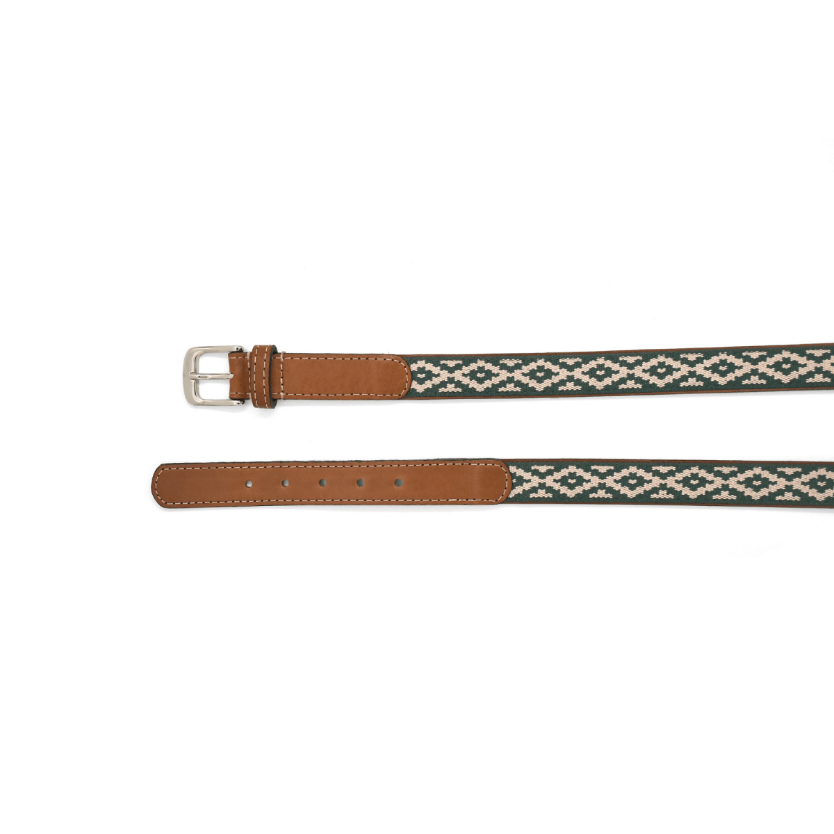 Kids Guarda Pampas Woven Polo Belt (Green)XSGaucholife