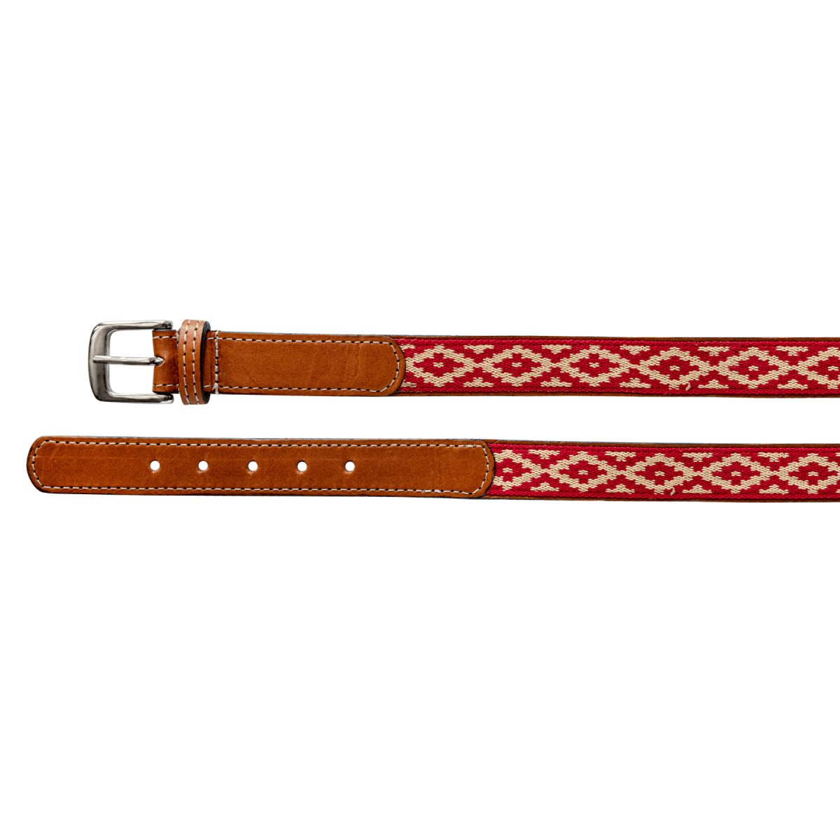 Kids Guarda Pampas Woven Polo Belt (Red)XSGaucholife