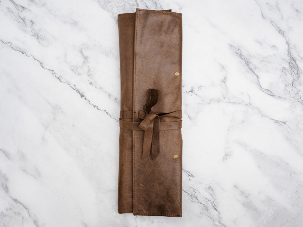 Gaucholife Knives Brown Leather Chef Roll
