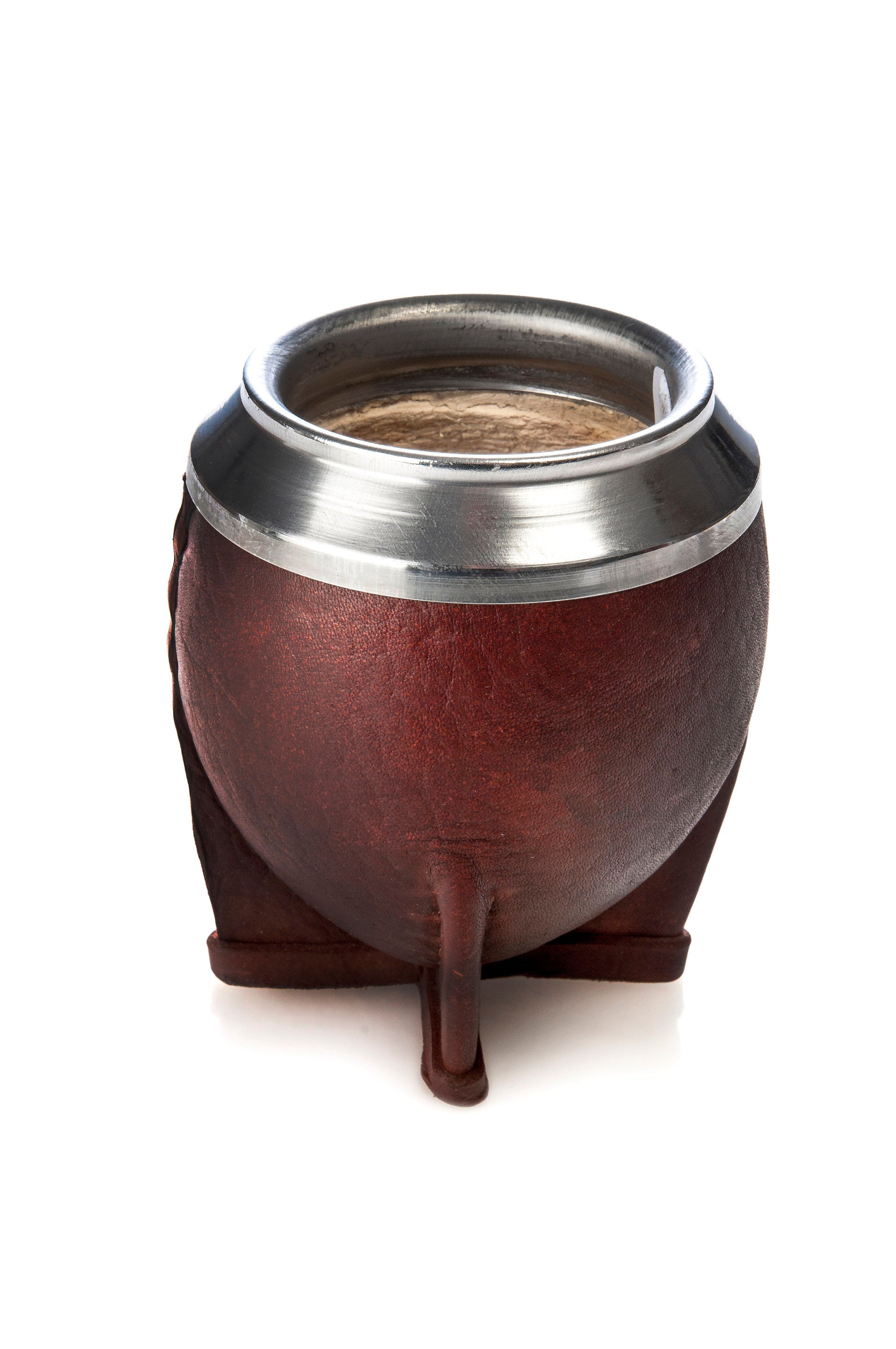 Mate Gourd , Leather , Mate Cup , Yerba Mate, Argentina Mate , Torpedo,  Calebasse Mat , Yerba Mate Gourd Leather 