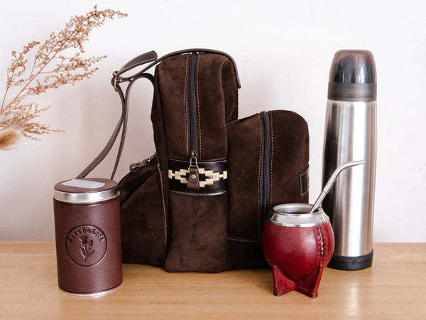 Juego De Mate Completo Termo Premium Bolso Kit Mate Madu