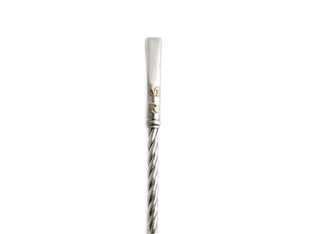 Gaucholife Mate Mate Twisted Straw with Two Personalized Initials