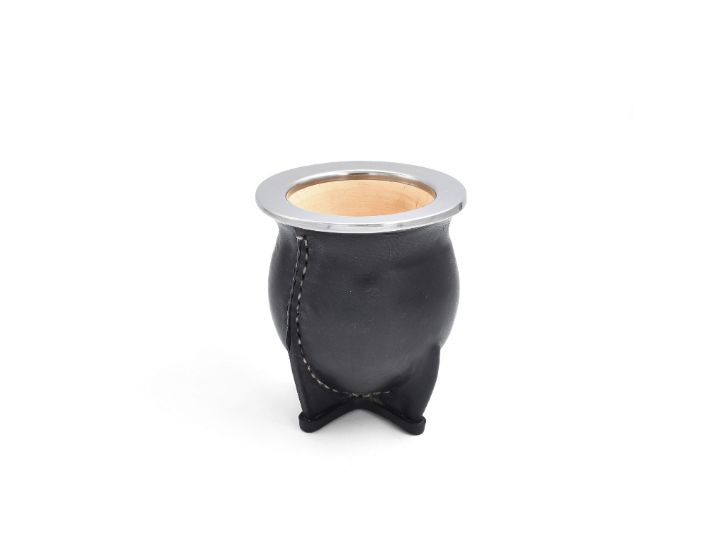 Gaucholife Mate Without Straw / Black Leather Mate Cup