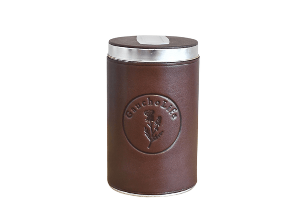 Brown Yerba Mate Container