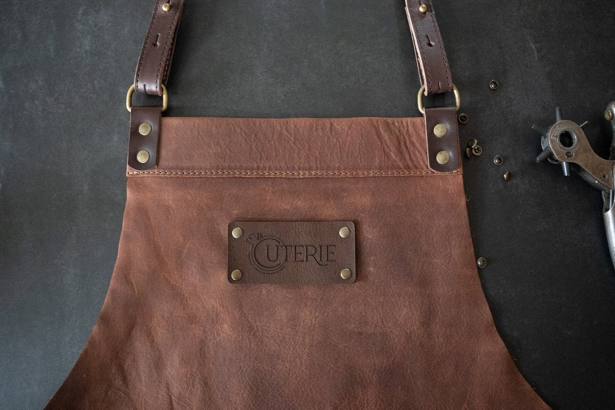 Pack of Five Personalized Leather Aprons for your BusinessTANGaucholife