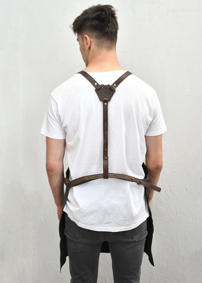 Pack of Five Personalized Leather Aprons for your BusinessTANGaucholife