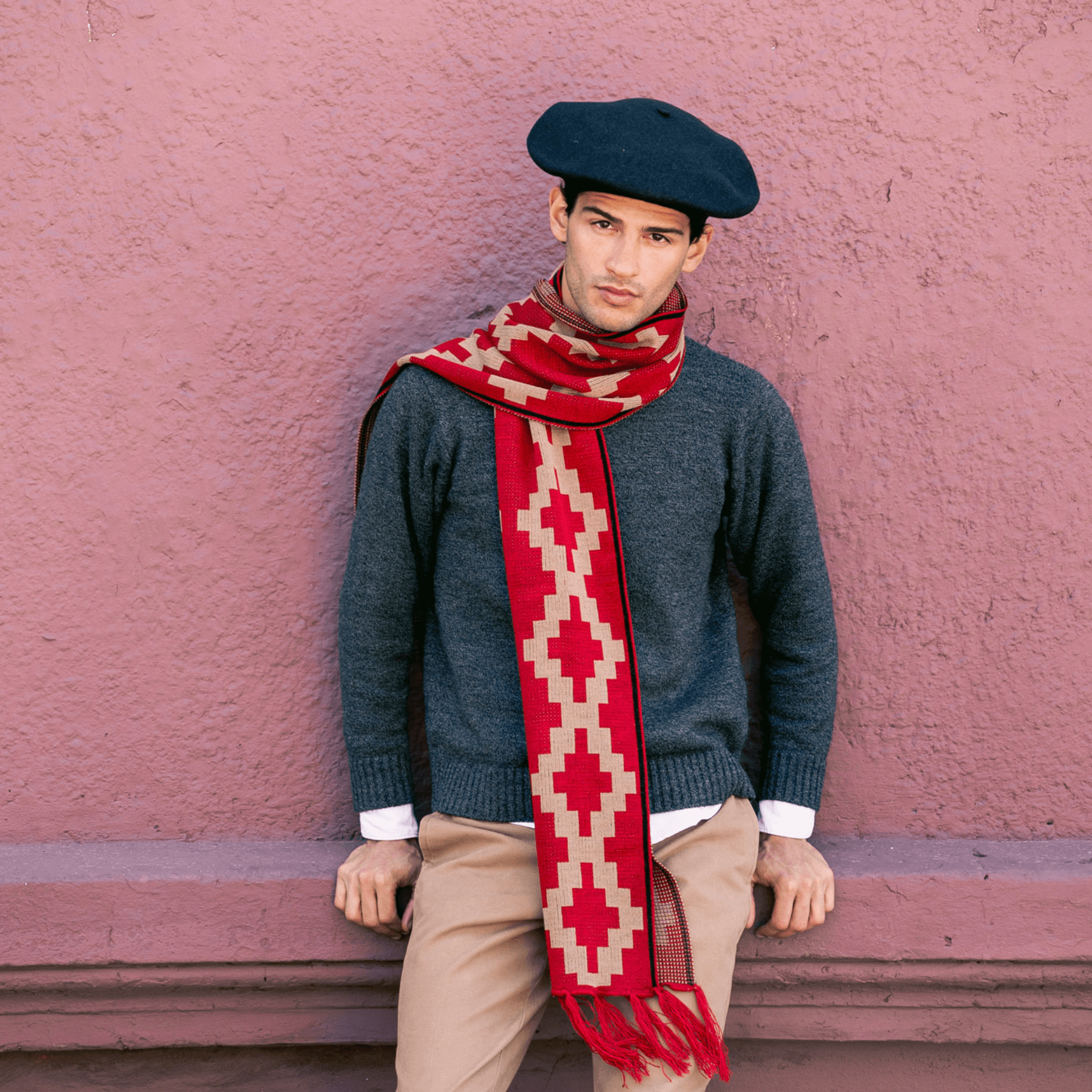 Gaucholife RED Guarda Pampa Knitted Scarf