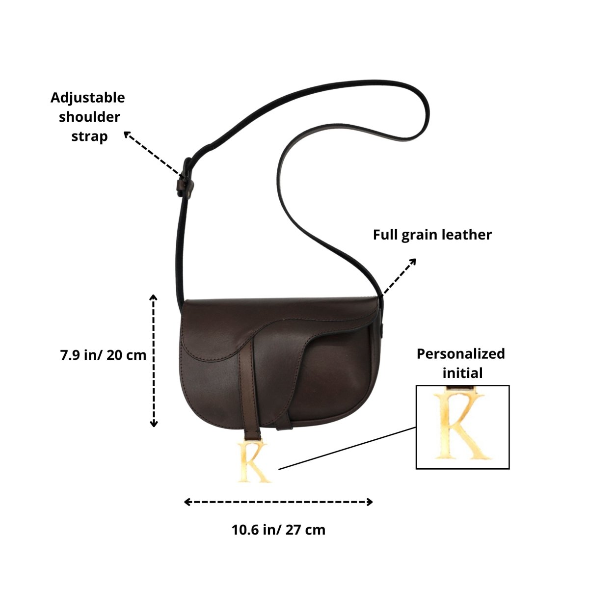 Saddle Purse BagBLACKGaucholife