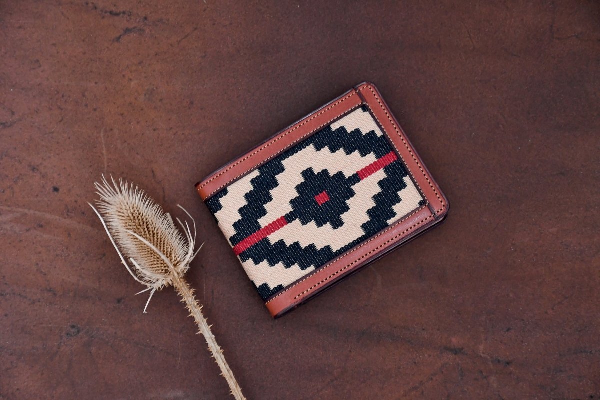 Guarda Pampas Wallet (Blue/Red)TanGaucholife