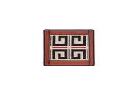 Thin Woven Leather Card Holder (Greek)