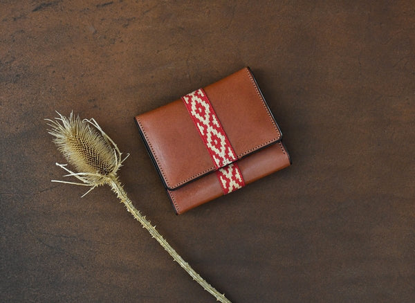 Unisex Premium Woven Trifold Wallet