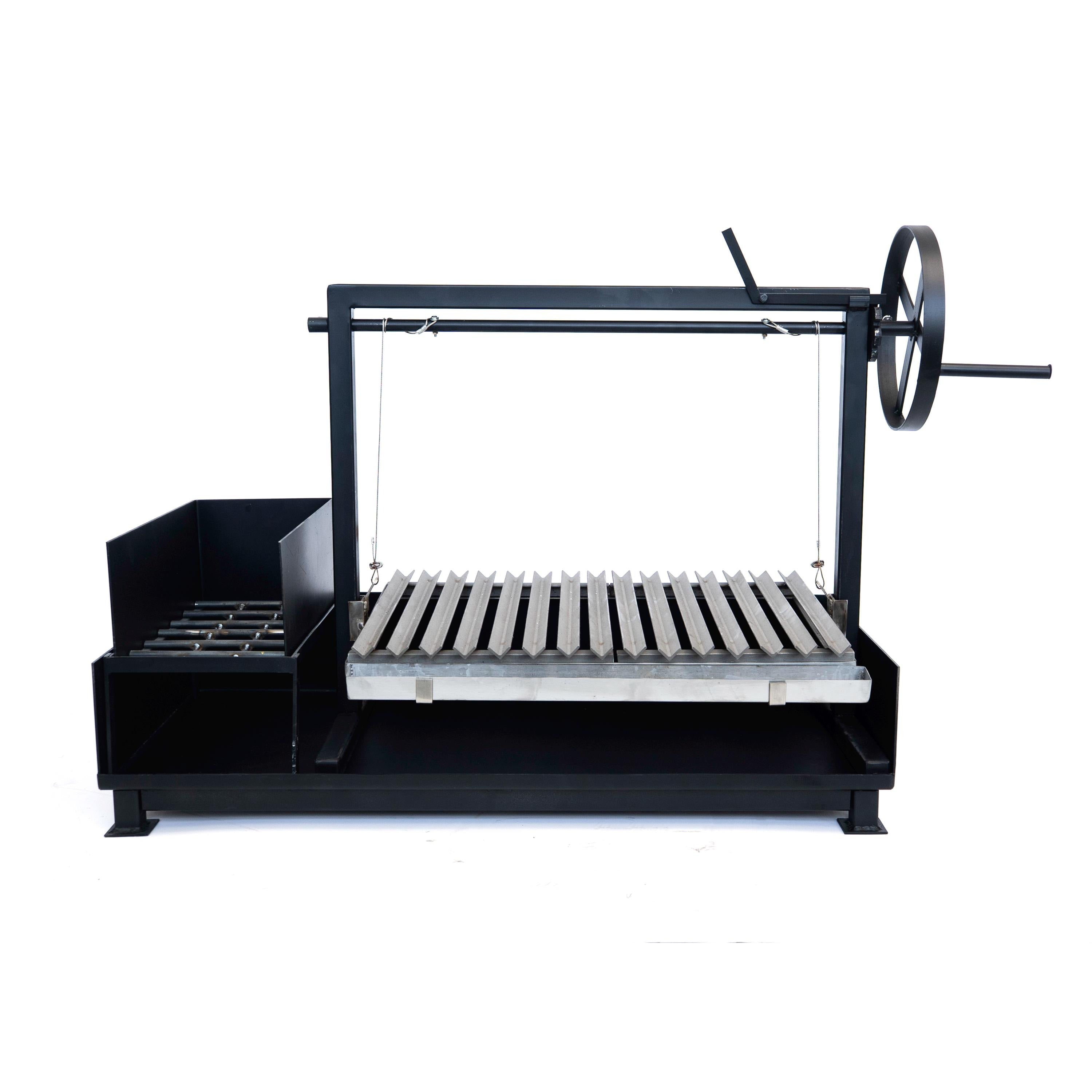 Argentine Santa Maria grill with brasero countertop